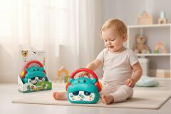 855-152D PİLLİ MÜZİKLİ HİPOPOTAM -ZRV