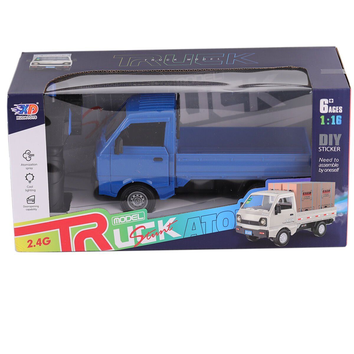 3688-G148A Şarjlı Kumandalı Duman Atan Kamyon