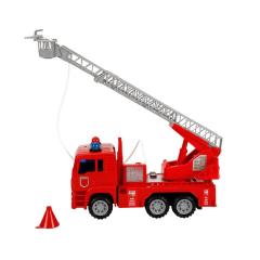 Sesli ve Işıklı Su Fışkırtan İtfaiye Aracı 24 cm