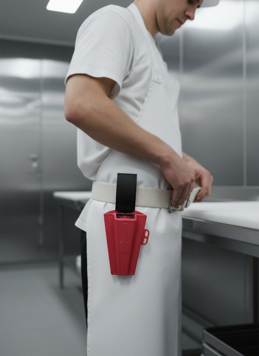 Royal Plastik Bıçak Kütüklüğü 4 lü Kasap Kütük Kurban Kütüklük 22x9x5CM