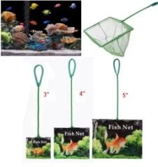Akvaryum Balık Yakalama Kepçesi 4 inç 10 cm