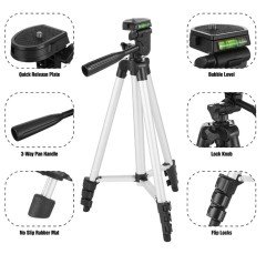 Telefon ve Kamera Tutucu Tripot Ayak 140 cm (Telefon Tutuculu)