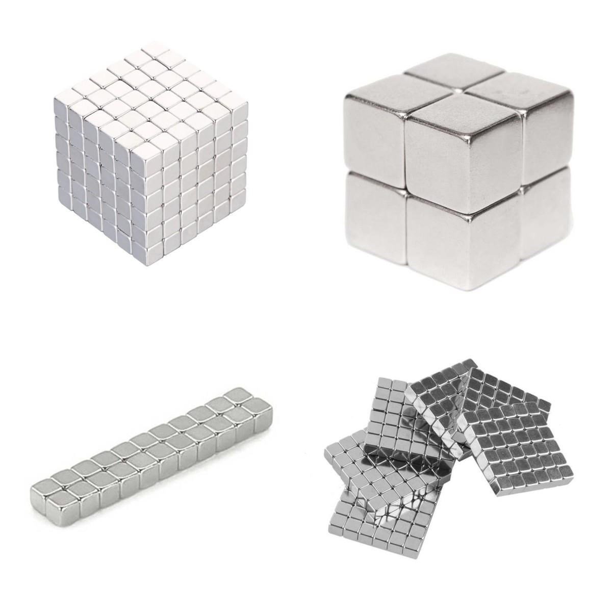 BUFFER® 216 Parça Süper Güçlü Neodyum Mıknatıslı 3 Boyutlu Puzzle Oyuncak