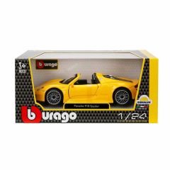 Bburago 1:24 Porsche 918 Spyder Model Araba