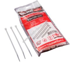 Bulmax 3.6*140mm Beyaz Cırt Kelepce Bmx-4950 (5 Adet Gönderilir)