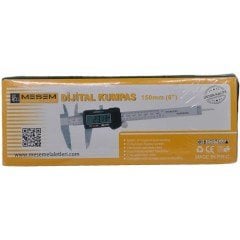 BUFFER® 150 mm Dijital Çelik Kumpas Özel Kutulu Hassas Manuel Ölçü Aleti