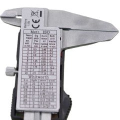 BUFFER® 150 mm Dijital Çelik Kumpas Özel Kutulu Hassas Manuel Ölçü Aleti