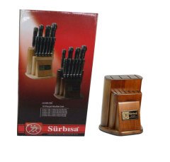 Sürbisa 61500 E Mutfak Bıçak Seti 10lu Ahşap Standlı