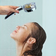 BUFFER® Tasarruflu Pervaneli Tazyikli Duş Başlığı
