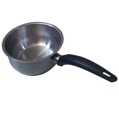 Çok Hafif Yumurta Kaynatma Cezvesi 15 cm Paslanmaz Çelik Sütlük 170 gr