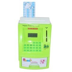 BUFFER® Renkli ATM Şeklinde Kartlı Para Biriktirme Kumbarası ve Kasası