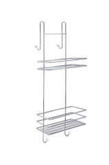 BUFFER® 2 Katlı Metal Banyo Rafı Şampuanlık Sabunluk Banyo Düzenleyici