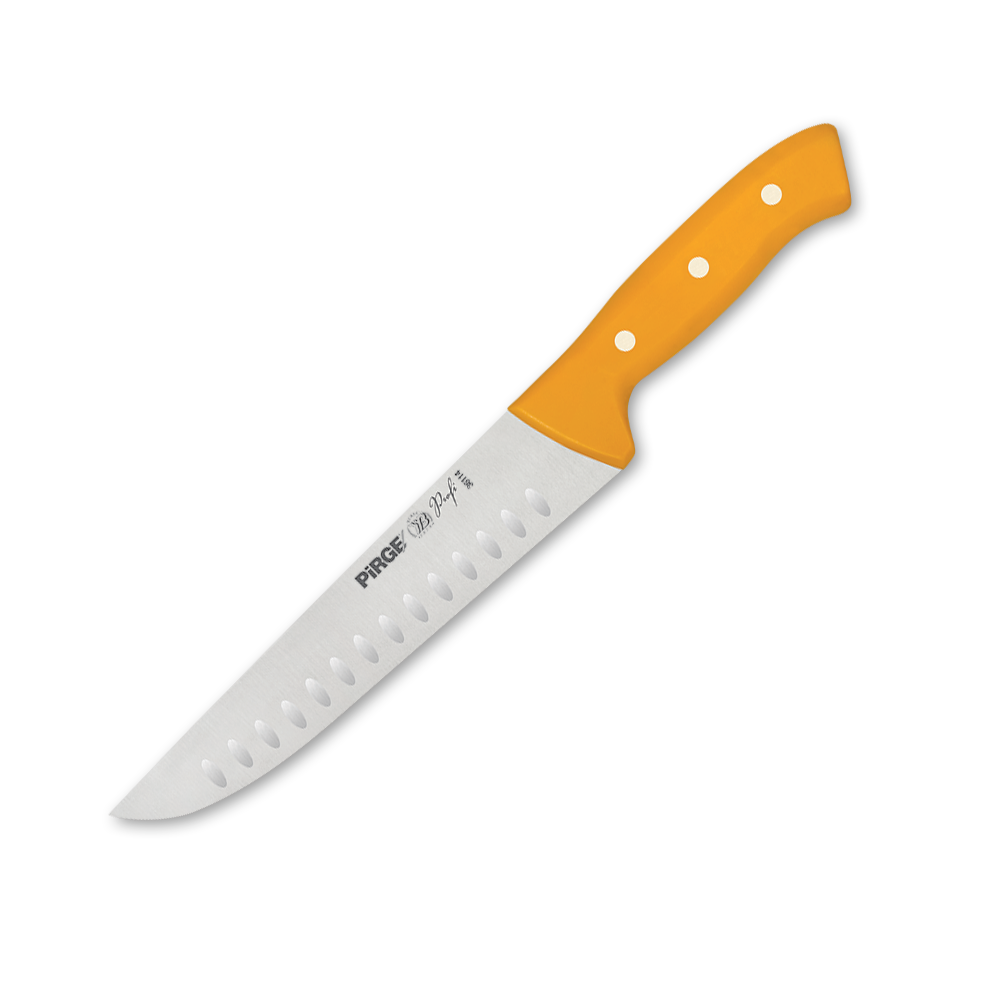 Pirge 36114 Profi Kasap Bıçağı No. 4 Oluklu 21 cm Çelik Boyu - 40x210x3mm