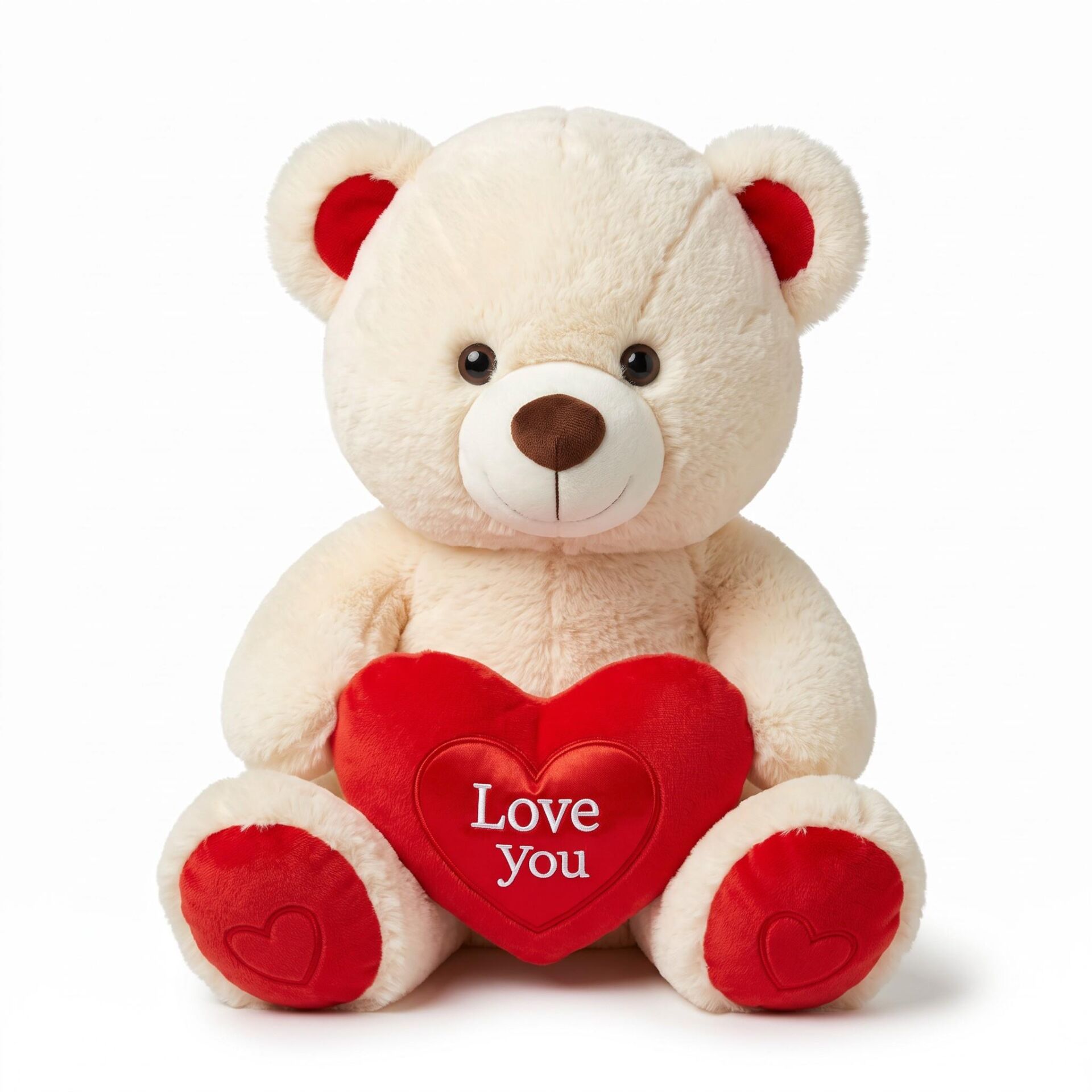 PL50233 55 CM KALPLİ AYI PELUŞ OYUNCAK