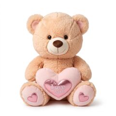 PL50233 55 CM KALPLİ AYI PELUŞ OYUNCAK