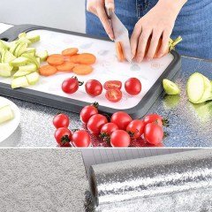 BUFFER® 10 Metre Kendinden Yapışkanlı Silinebilir Mutfak Tezgah Üstü Sticker Folyo Gümüş Renk