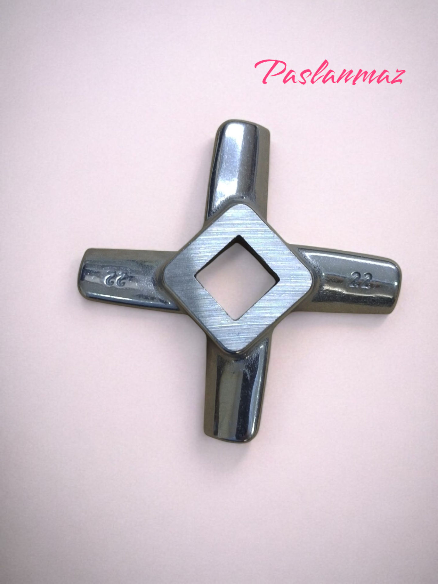 Paslanmaz Çelik No 22 Kıyma Makinesi Bıçağı (72,8mm) Yedek Bıçak