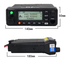 TYT MD-9600 GPS 50KM UHF/VHF DMR Dijital Telsiz Çift Zaman Yuvası Şifreleme Fonksiyonu İle Mobil Walkie-Talkie