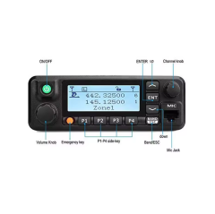 TYT MD-9600 GPS 50KM UHF/VHF DMR Dijital Telsiz Çift Zaman Yuvası Şifreleme Fonksiyonu İle Mobil Walkie-Talkie