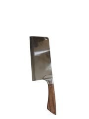 Cumhur Çelik Ecco 61920 Satır, Kurban Et Kemik Parçalama Satırı, Paslanmaz, Ahşap Sap