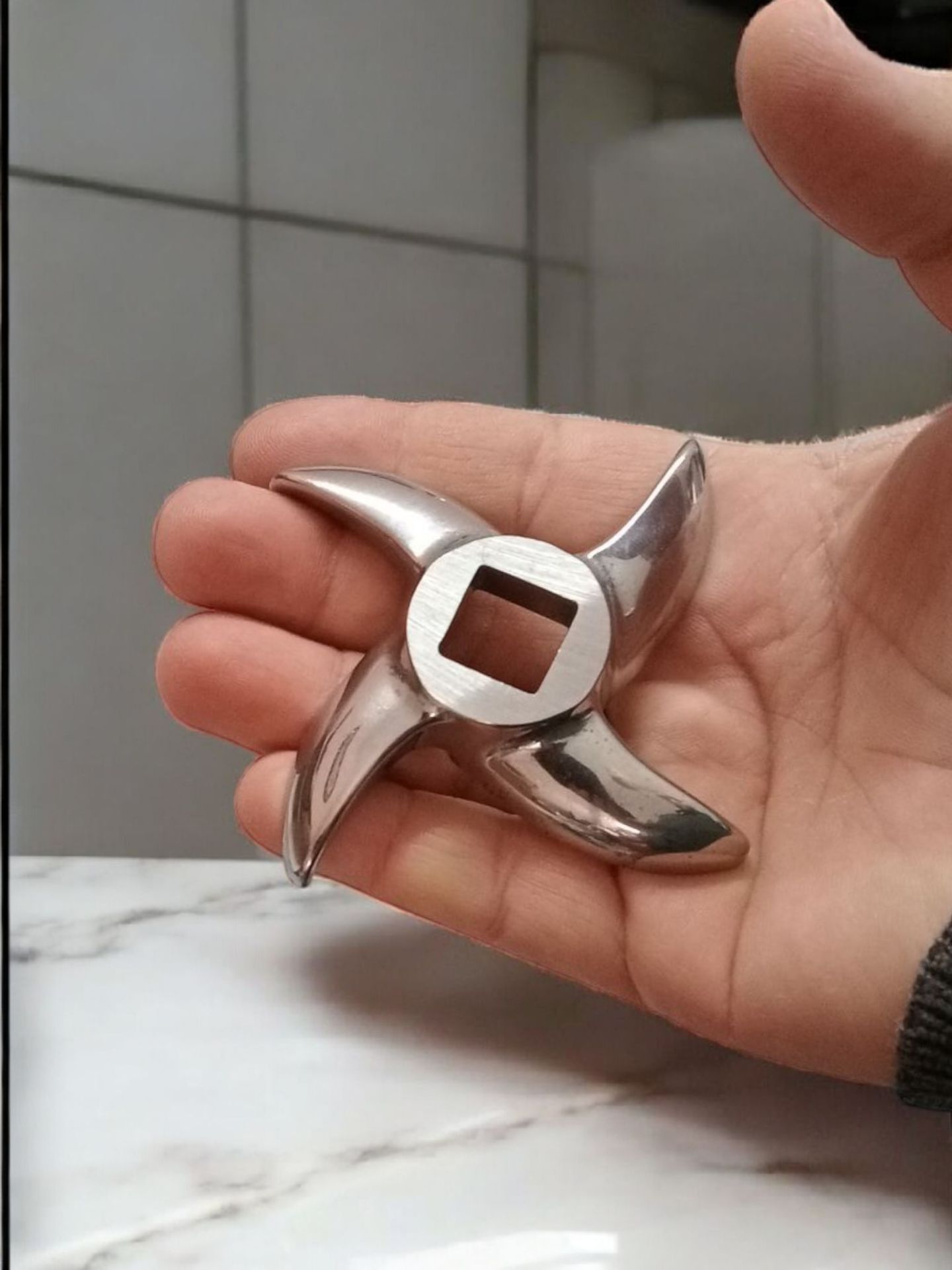 Kenger No 32 Paslanmaz Kıyma Makinesi Bıçağı İnox (90mm)