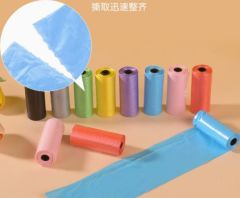 12 li Köpek Dışkı Poşet Düz Renkli Set