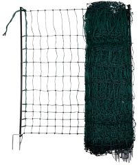 Tavuk Kümes Hayvanları İçin File Tipi Elektrikli Çit Sistemi 25 mt x 63 cm