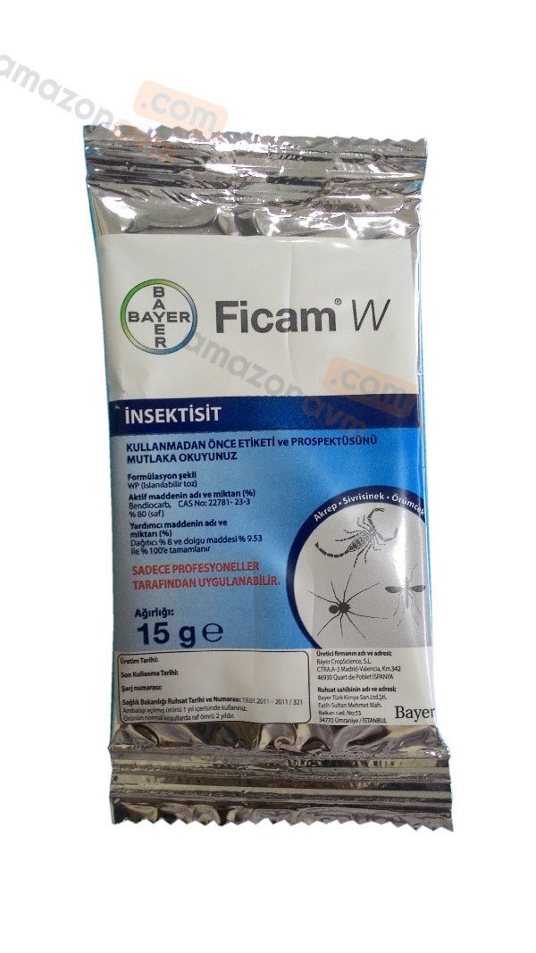 Bayer Ficam W 15 gr Pire, Örümcek, Akrep, Sivrisinek ilacı İnsektisit