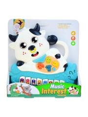 855-193D PİLLİ MÜZİKLİ İNEK PİYANO -ZRV