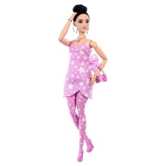 JJN71 Barbie DELUXE STYLE - Yıldız Desenli Elbise