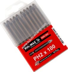 Bulmax Ph2*100mm S2 Bıts Ucu Bmx-904 (50 Adet Gönderilir)