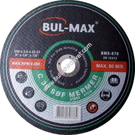 Bulmax 230*3 Mermer Kesıcı Bmx-876 (25 Adet Gönderilir)