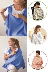 BUFFER® Boyun Askılı Anne Bebek Emzirme Önlüğü Kullanışlı Emzirme Örtüsü