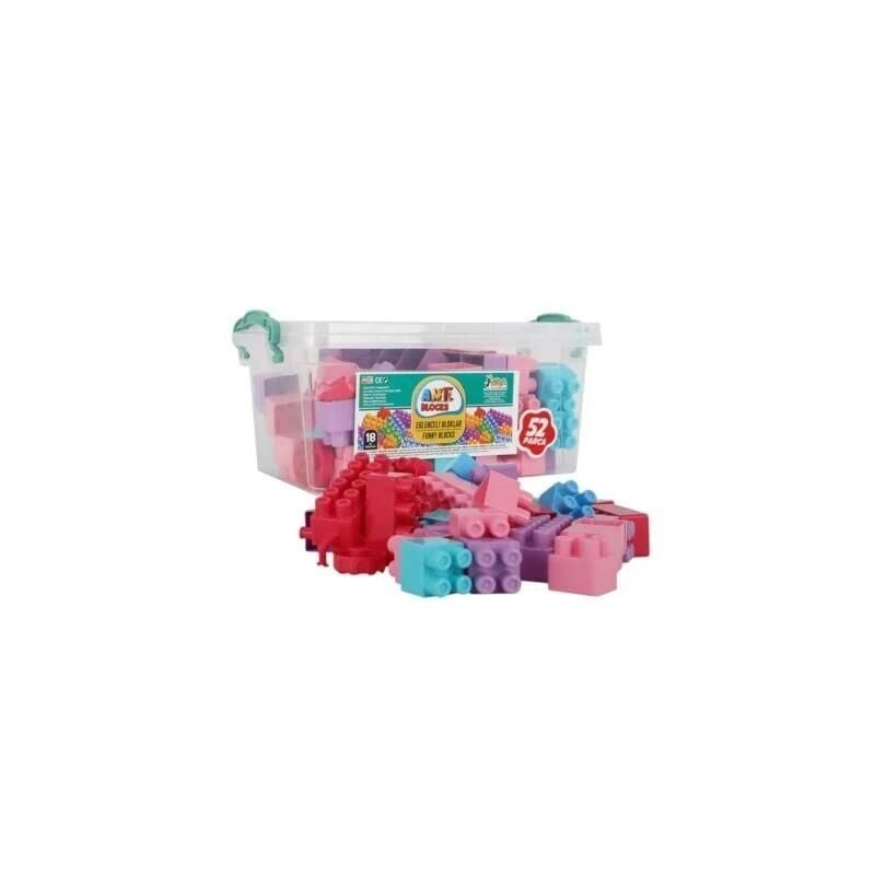 ANT052-P ANT BLOCKS PEMBE 52 PARÇA OYUNCAK LEGO