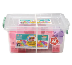 ANT052-P ANT BLOCKS PEMBE 52 PARÇA OYUNCAK LEGO