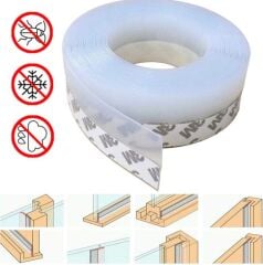 Kapı Pencere Rüzgar Kesici Şerit Bant 3,5cm * 5 metre