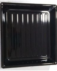 Nüsse 37x27x5 cm Emaye Fırın Tepsisi Siyah Derin Dikdörtgen Midi Boy
