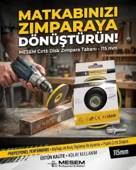 Meşem 4105 Cırtlı Disk Zımpara Tabanı 115 mm Profesyonel
