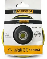 Meşem 4105 Cırtlı Disk Zımpara Tabanı 115 mm Profesyonel