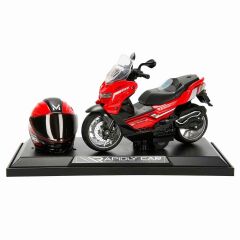 5839 SUN-MYG-MOTOSİKLET 1 12 BMW KASKLI FİGÜR PB.3R SES IŞIK