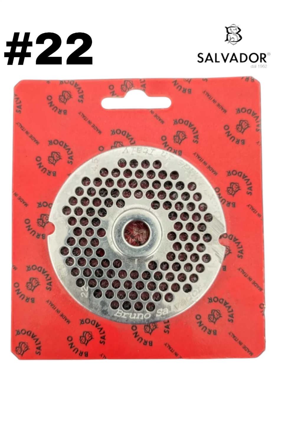 Salvador İnox #22 Salvador Kıyma Makinası Aynası Süzgeç  (Paslanmaz)