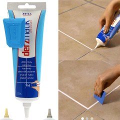BUFFER® Kullanıma Hazır Fayans Derz Dolgusu Gaga Uçlu Krem-Beyaz Renk