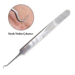 BUFFER® Paslanmaz Çelik Siyah Nokta Sivilce ve Akne Temizleyici Set 3lü Kit