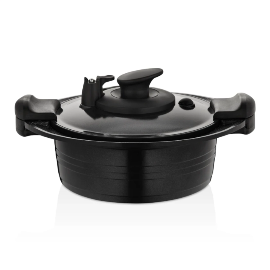 Gülsan 24 cm Vakumlu Buharlı Basık Seramik Düdüklü Tencere (4 LT)