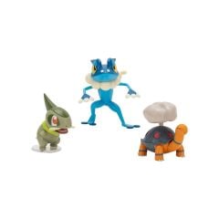 POK 95155-D Pokemon Battle 3lü Figür Seti Asorti
