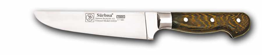 Sürbisa 61010-YM Yöresel Mutfak Bıçağı Ahşap Sap 16 cm