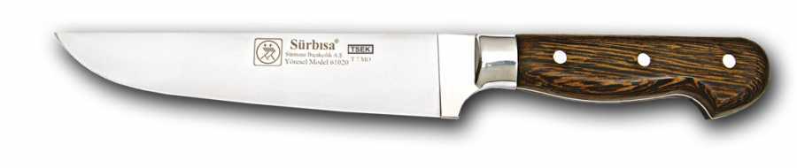 Sürbisa 61020-YM Yöresel Mutfak Bıçağı Ahşap Sap 18 cm