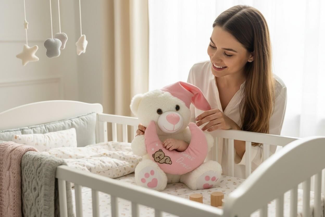 Uykucu Ayıcık Uyku Arkadaşım Peluş Oyuncak 50 cm