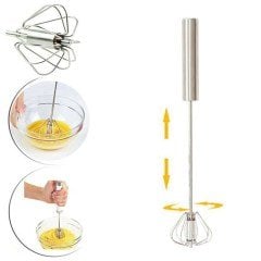 Bas Çek El Mikser Basmalı Otomatik Çırpıcı