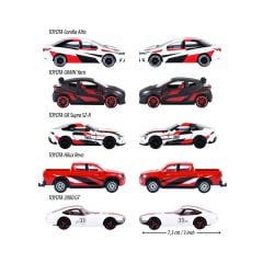 8502105003 Toyota Racing 5 Pieces Giftpack